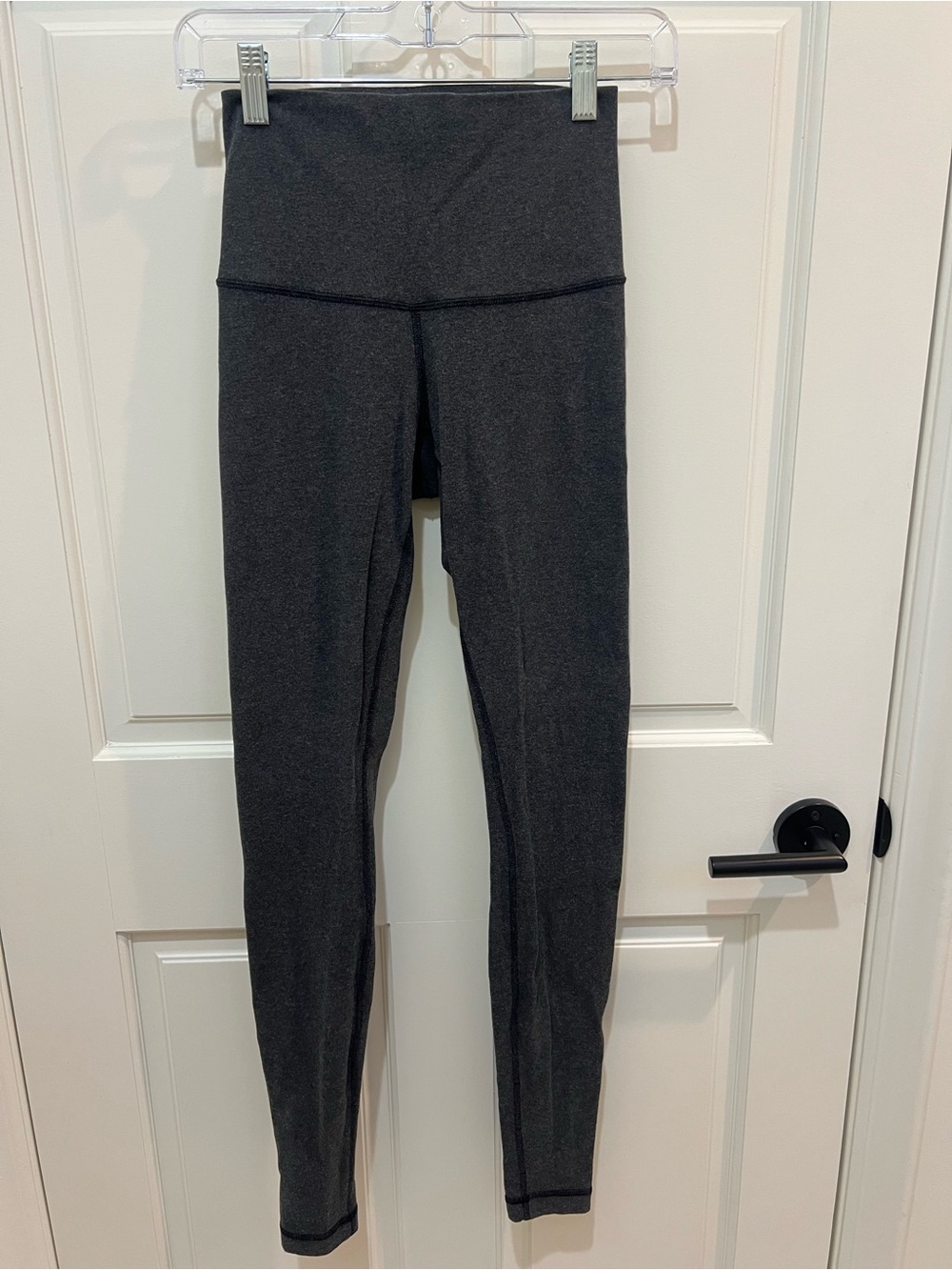 Lululemon High-Waist Charcoal Leggings